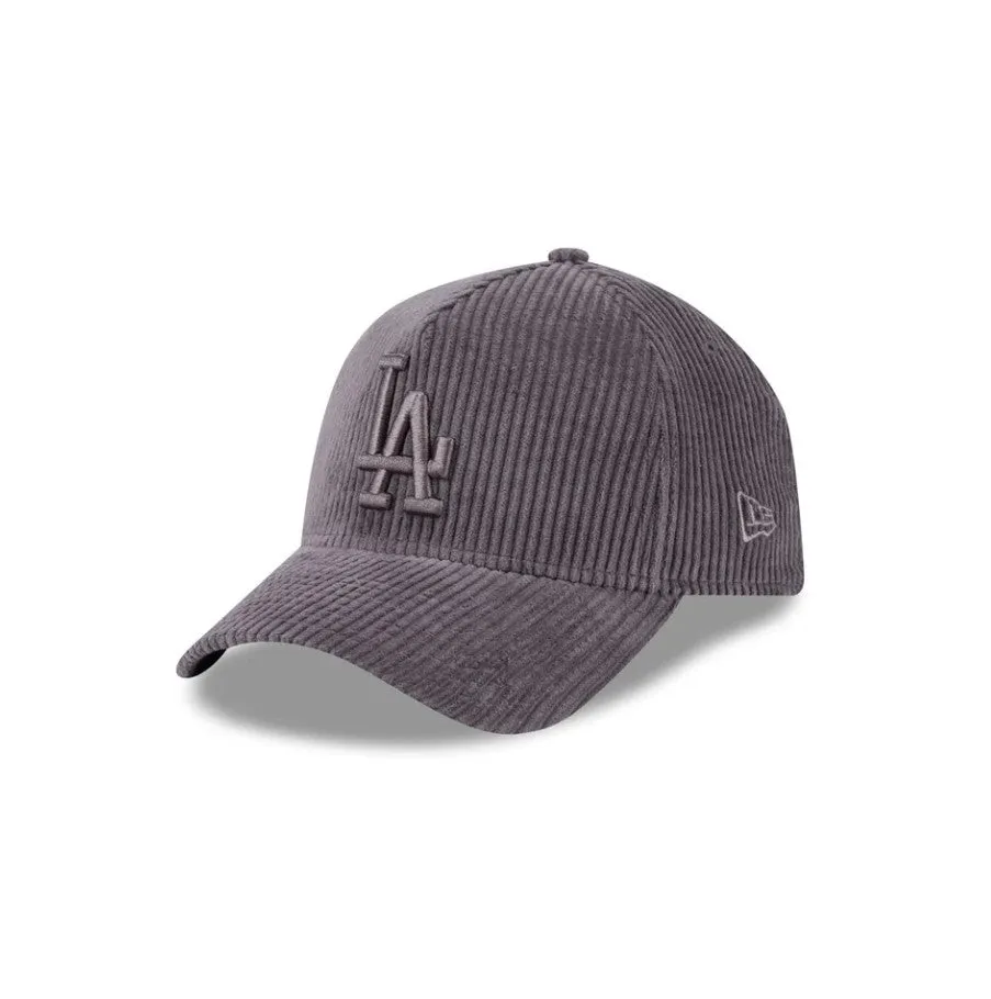 9Forty A-Frame Los Angeles Dodgers Corduroy Snapback Grey