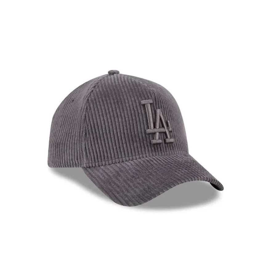 9Forty A-Frame Los Angeles Dodgers Corduroy Snapback Grey