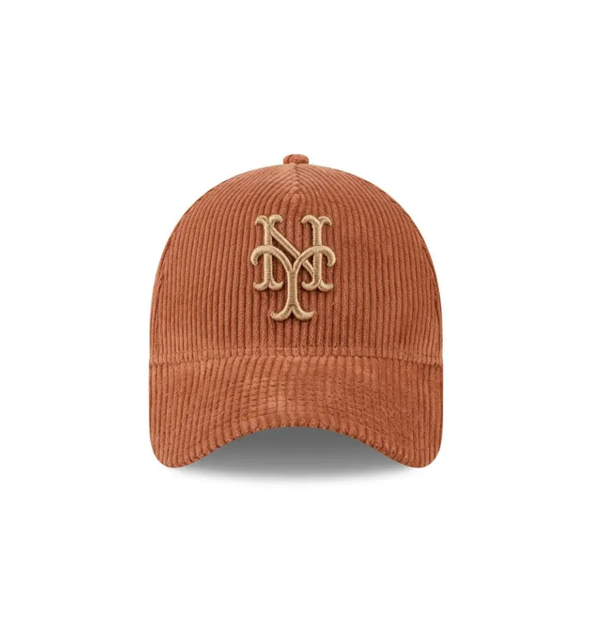 9Forty A-Frame New York Mets Corduroy Snapback Wheat