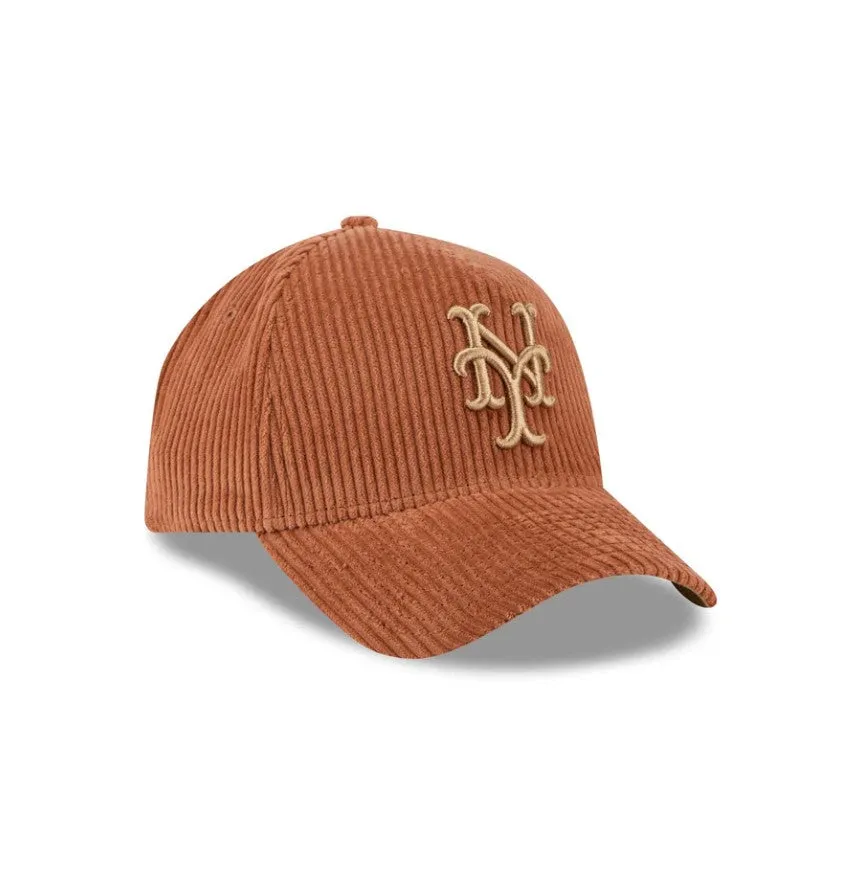 9Forty A-Frame New York Mets Corduroy Snapback Wheat