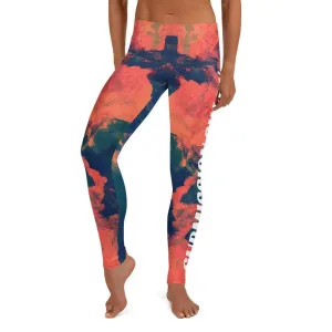 Abstract Azure ~ Full Guard Leggings