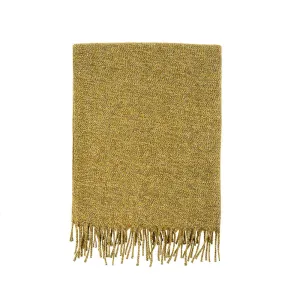 Adair Wool Blend Throw, Olive