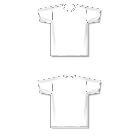 Athletic Knit (AK) V1800M-000 Mens White Volleyball Jersey