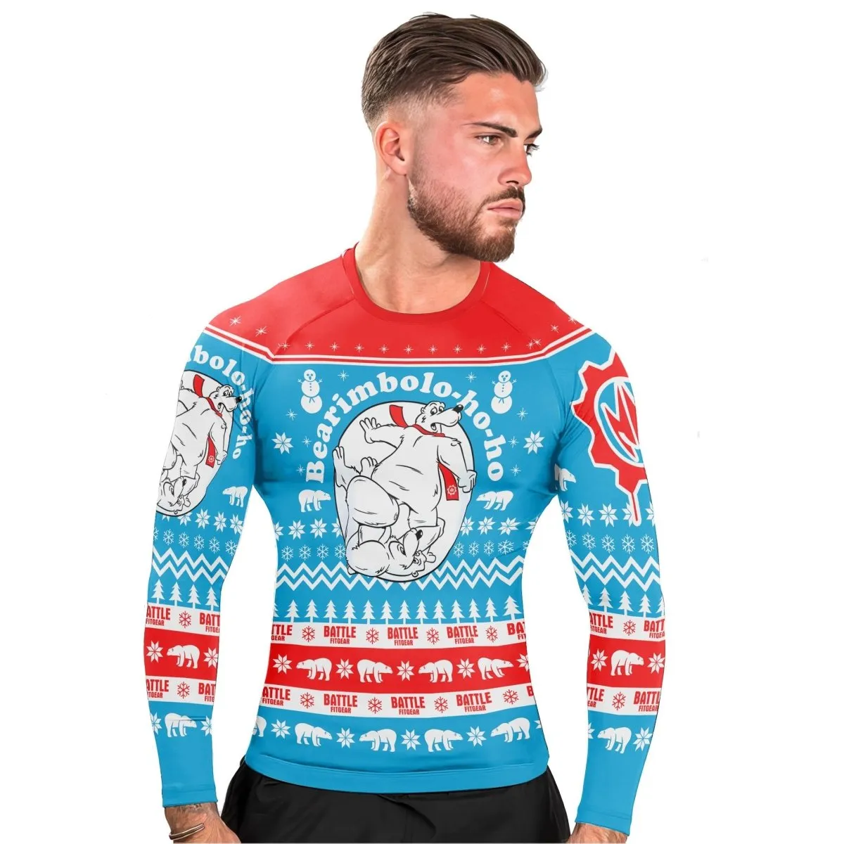 Bearimbolo-Ho-Ho Long Sleeve Rash Guard