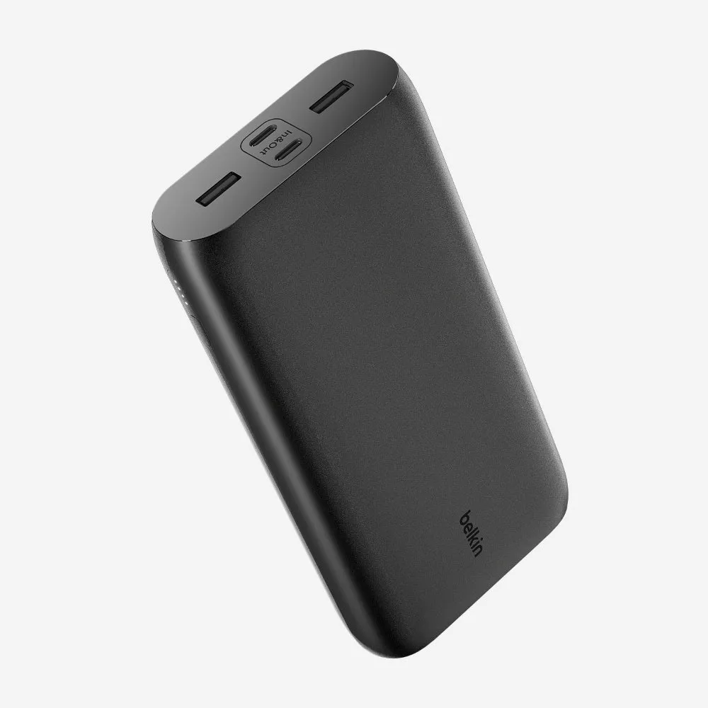 BELKIN BoostCharge 26K mAh Powerbank with USB-C & USB-A Ports Fast Charge - Black