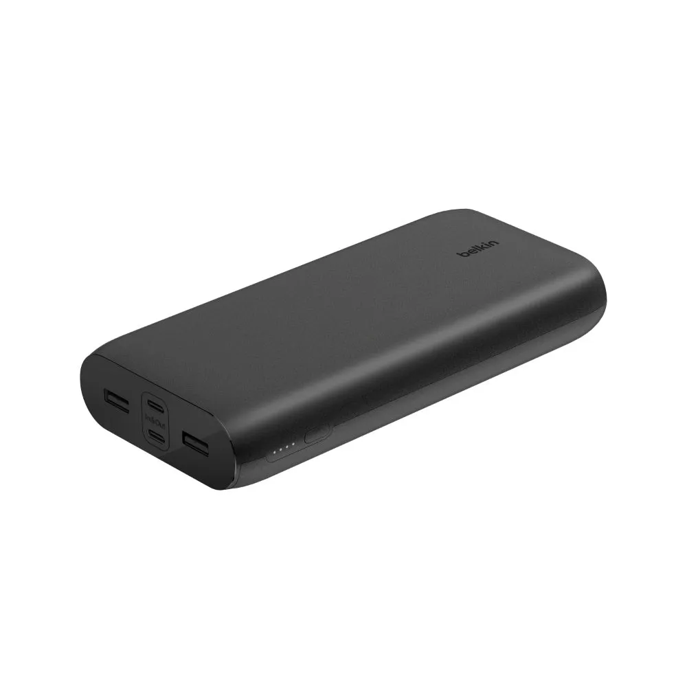 BELKIN BoostCharge 26K mAh Powerbank with USB-C & USB-A Ports Fast Charge - Black