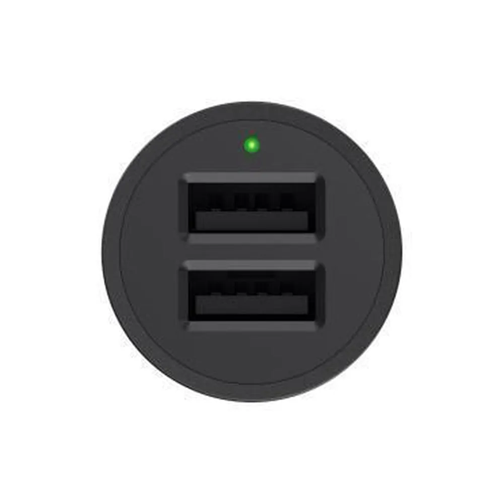 BELKIN BOOSTUP 2-Port Car Charger   USB-A to Lightning cable