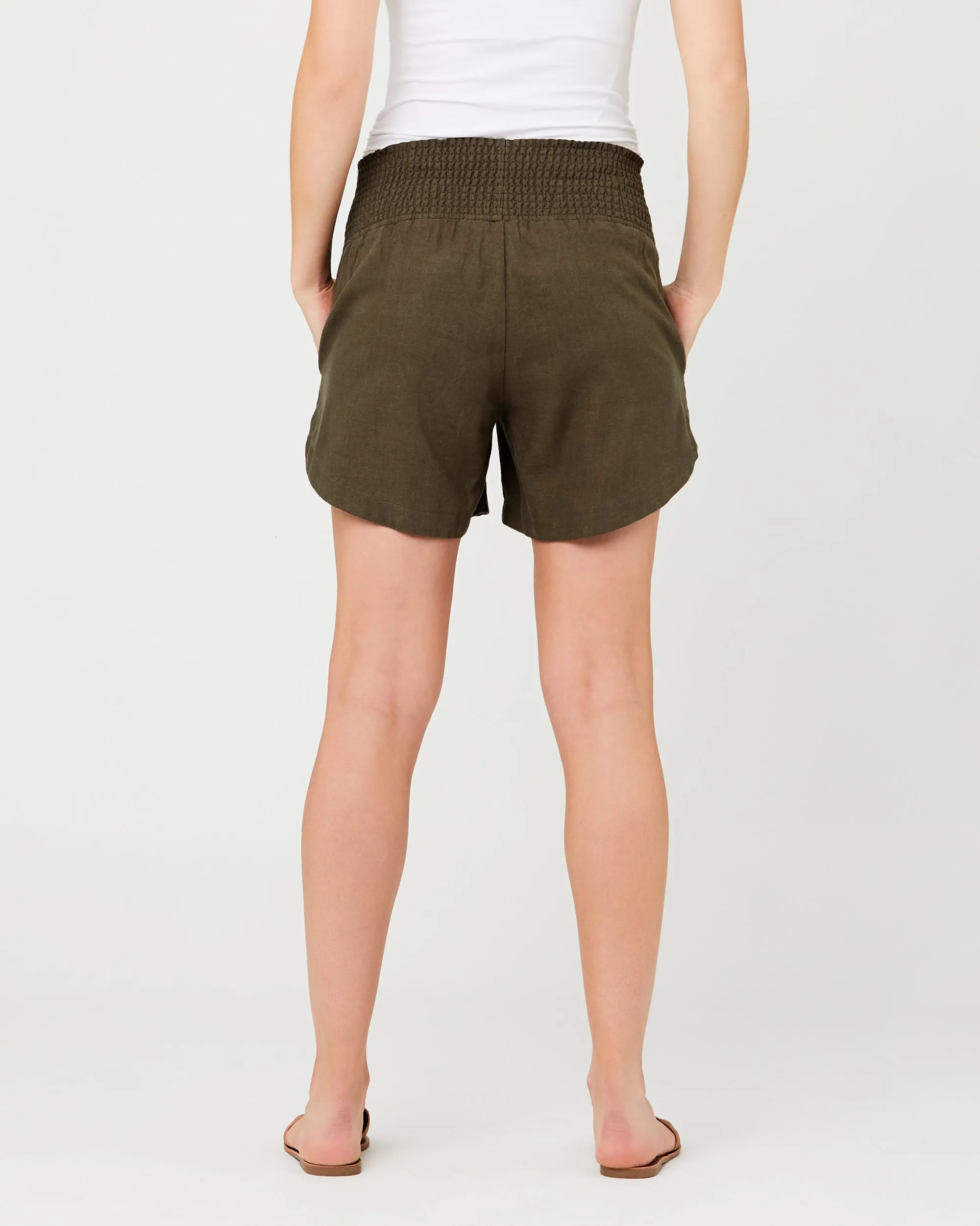 Byron Shirred Short