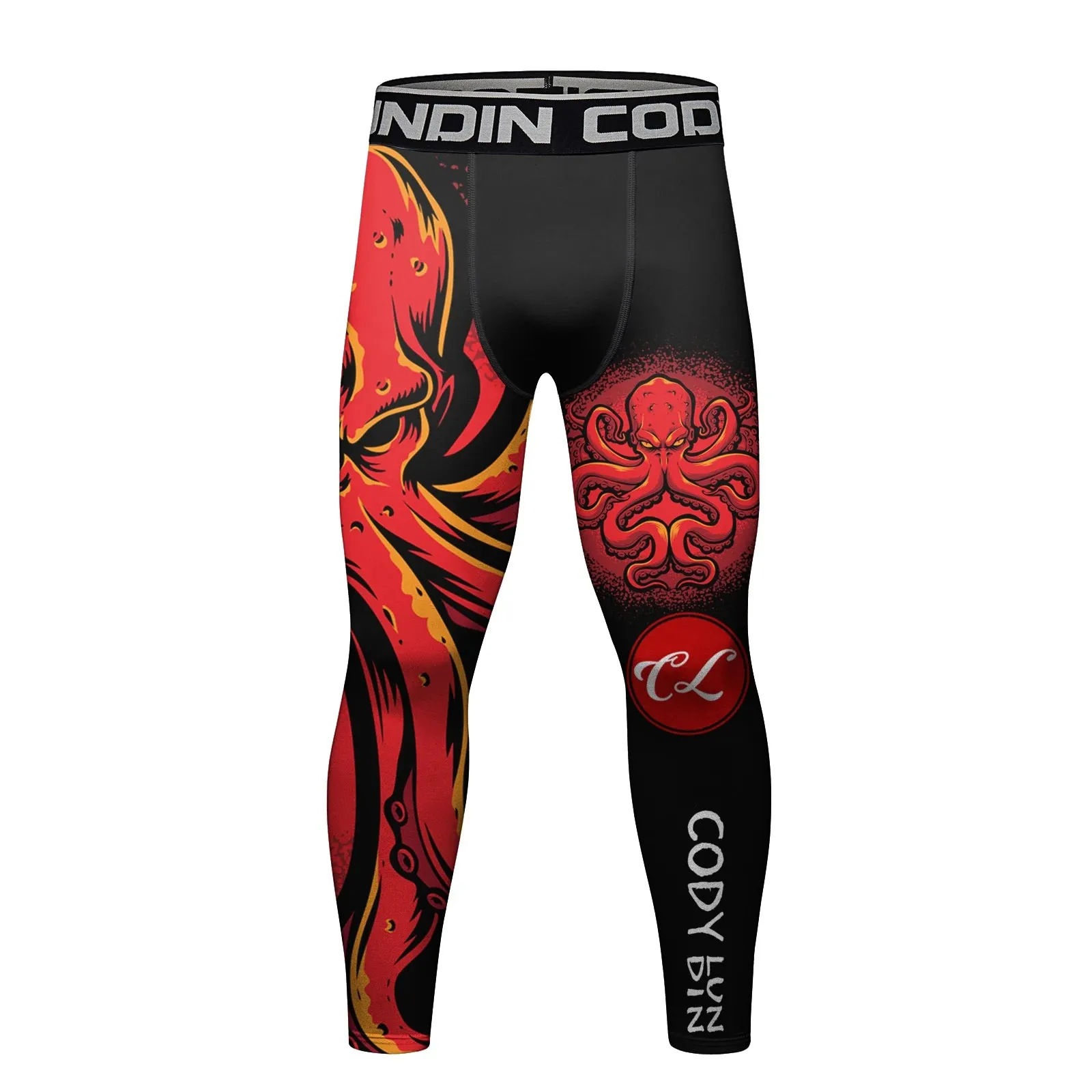 Cody Lundin - The Kraken - BJJ compression tights /rash guard / Spats /Pants