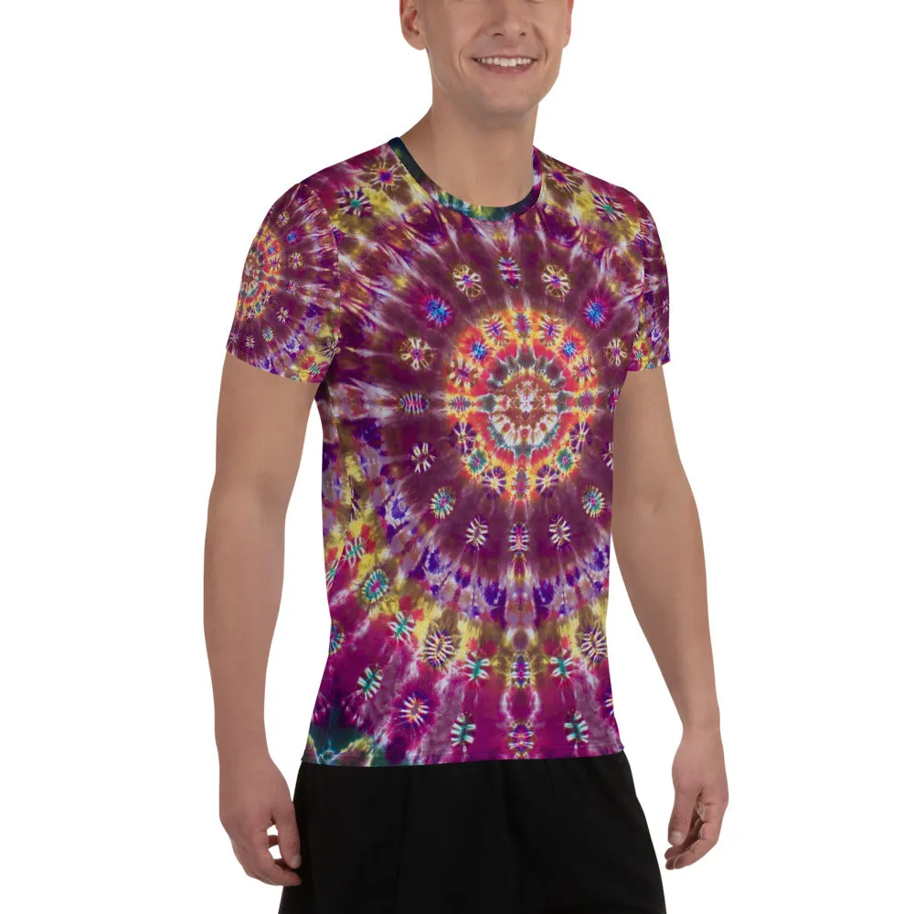 Fall Phantasm' All-Over Print Men's Athletic T-shirt (Slim Fit)