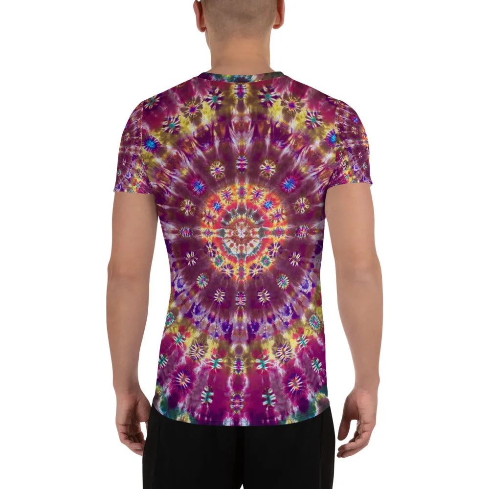 Fall Phantasm' All-Over Print Men's Athletic T-shirt (Slim Fit)