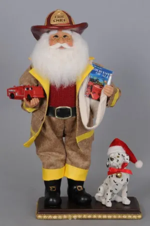 Fire Chief Santa