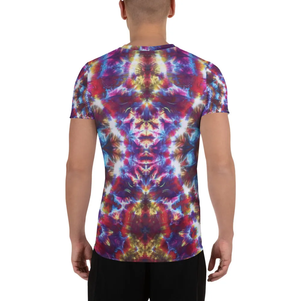 Gargoyle Guardian' All-Over Print Men's Athletic T-shirt (Slim Fit)