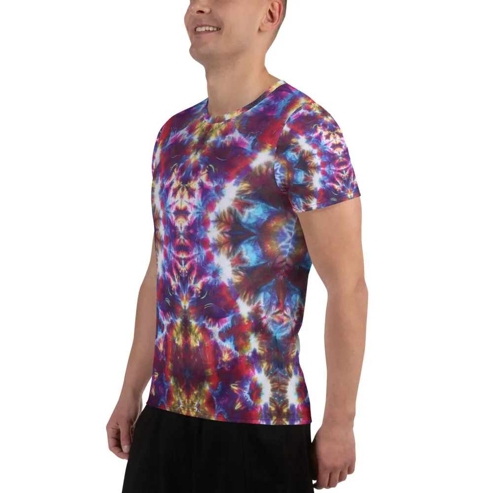 Gargoyle Guardian' All-Over Print Men's Athletic T-shirt (Slim Fit)
