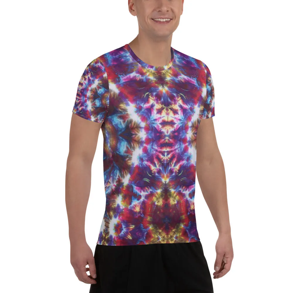 Gargoyle Guardian' All-Over Print Men's Athletic T-shirt (Slim Fit)