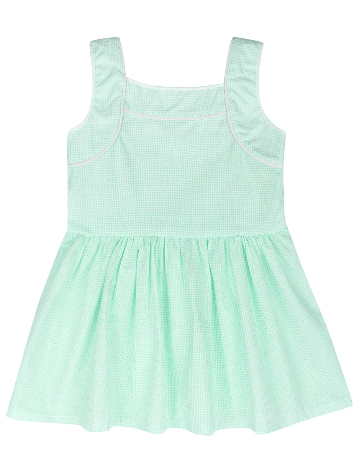 Green Glam Microdot Dress by Kids Couture