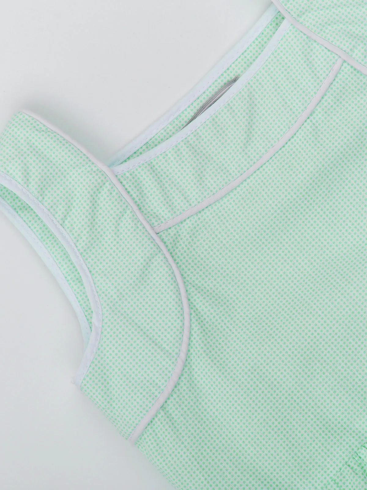 Green Glam Microdot Dress by Kids Couture