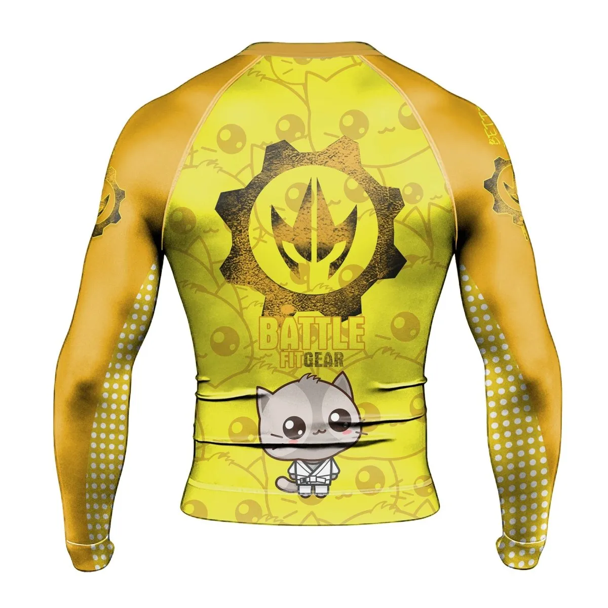 Kimeora Pink Men's Long Sleeve Rash Guard