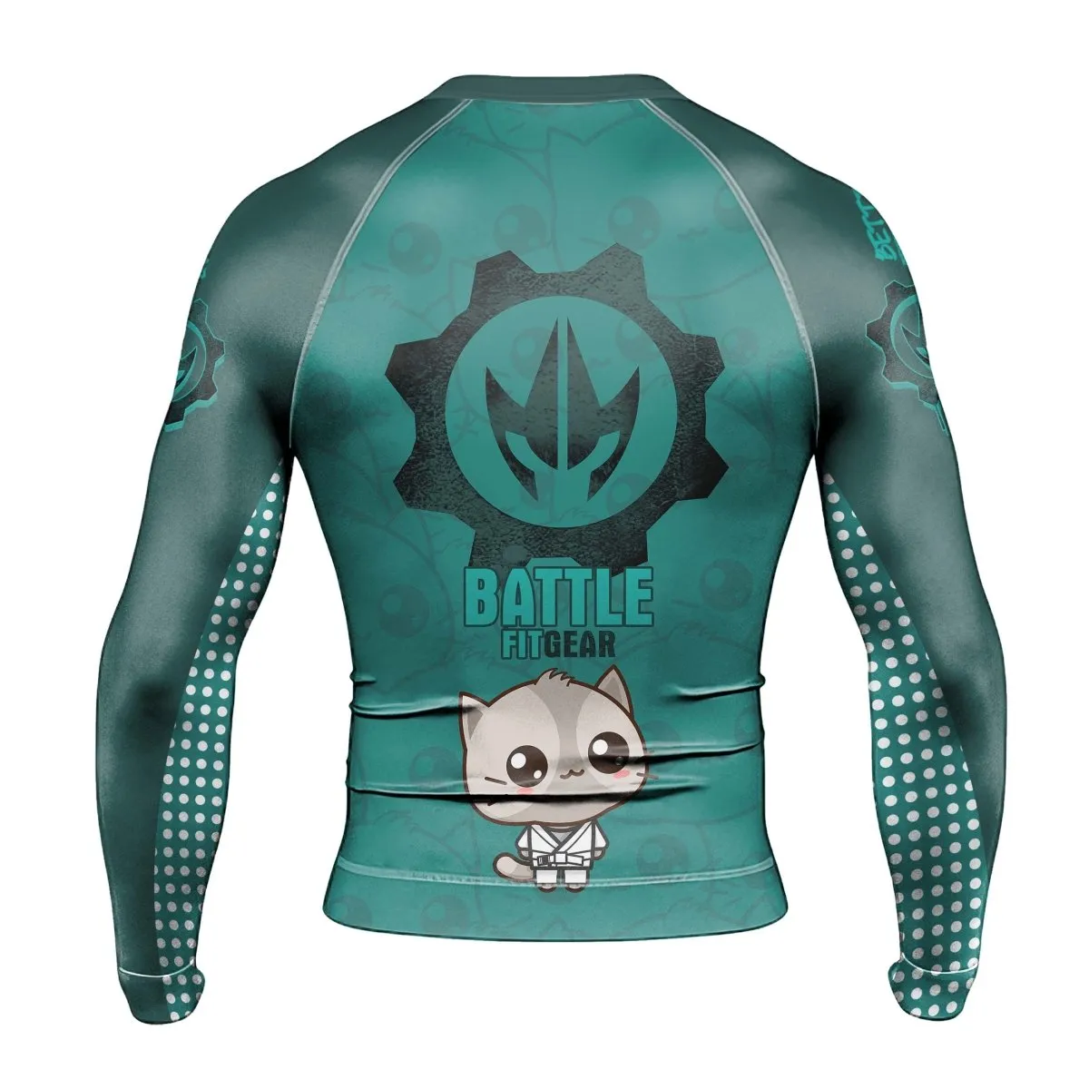 Kimeora Pink Men's Long Sleeve Rash Guard
