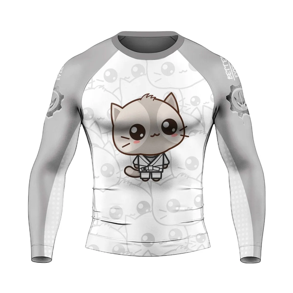 Kimeora Pink Men's Long Sleeve Rash Guard