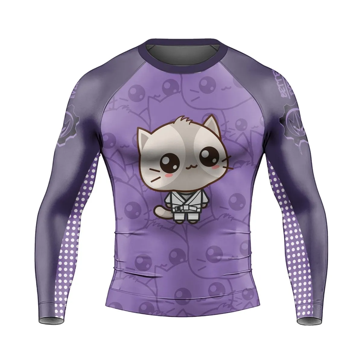 Kimeora Pink Men's Long Sleeve Rash Guard