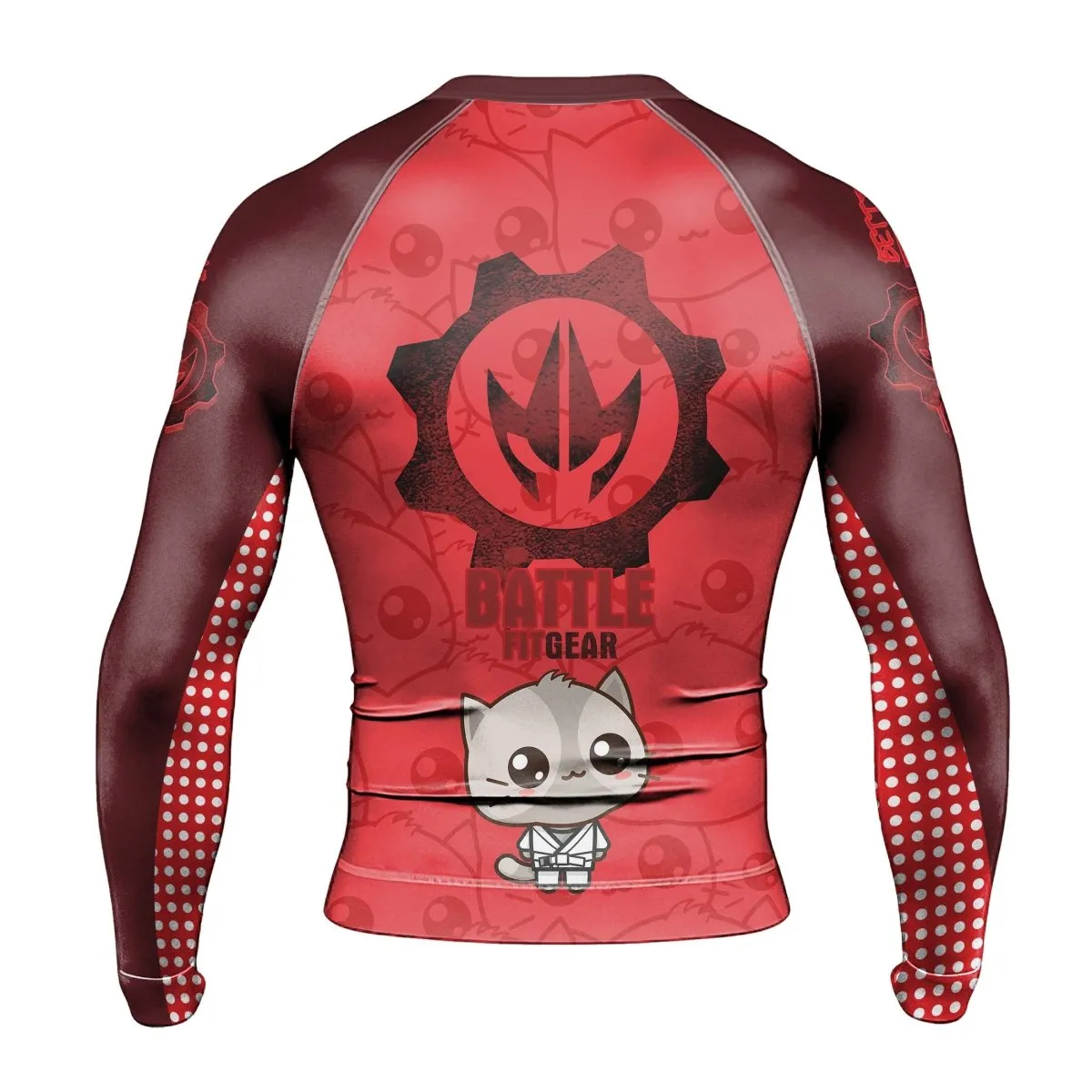 Kimeora Pink Men's Long Sleeve Rash Guard
