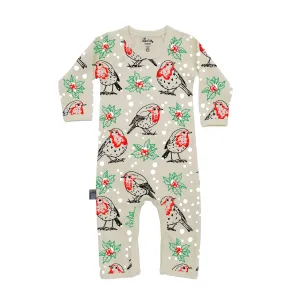 Organic Cotton Babygrow | Romper | Robin