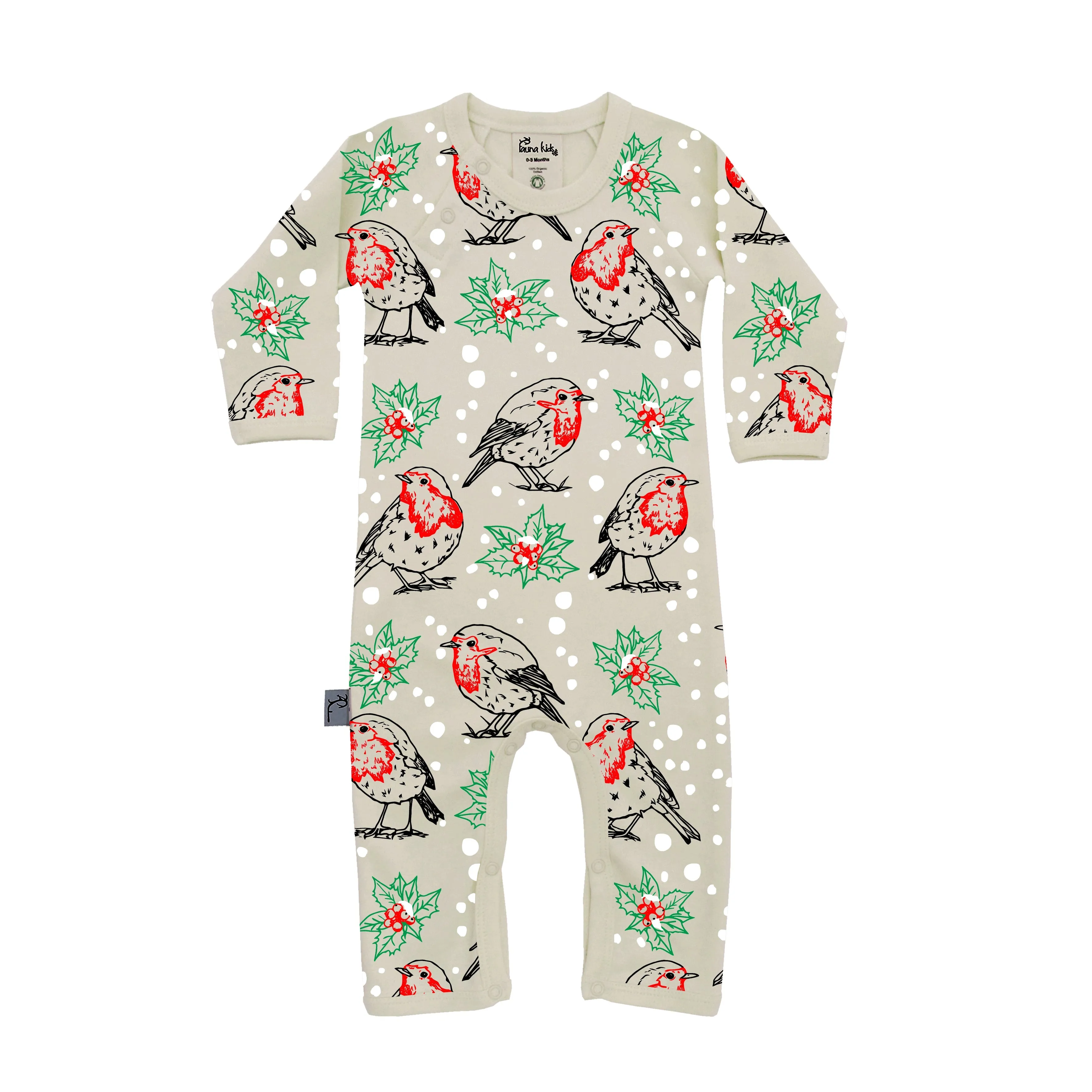 Organic Cotton Babygrow | Romper | Robin