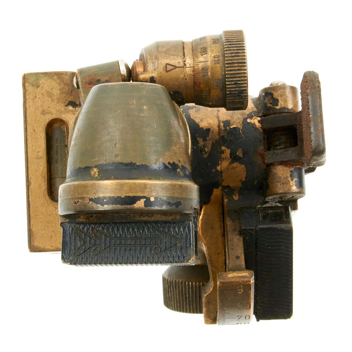 Original U.S. WWII Type 81mm Mortar Sight Optic Assembly