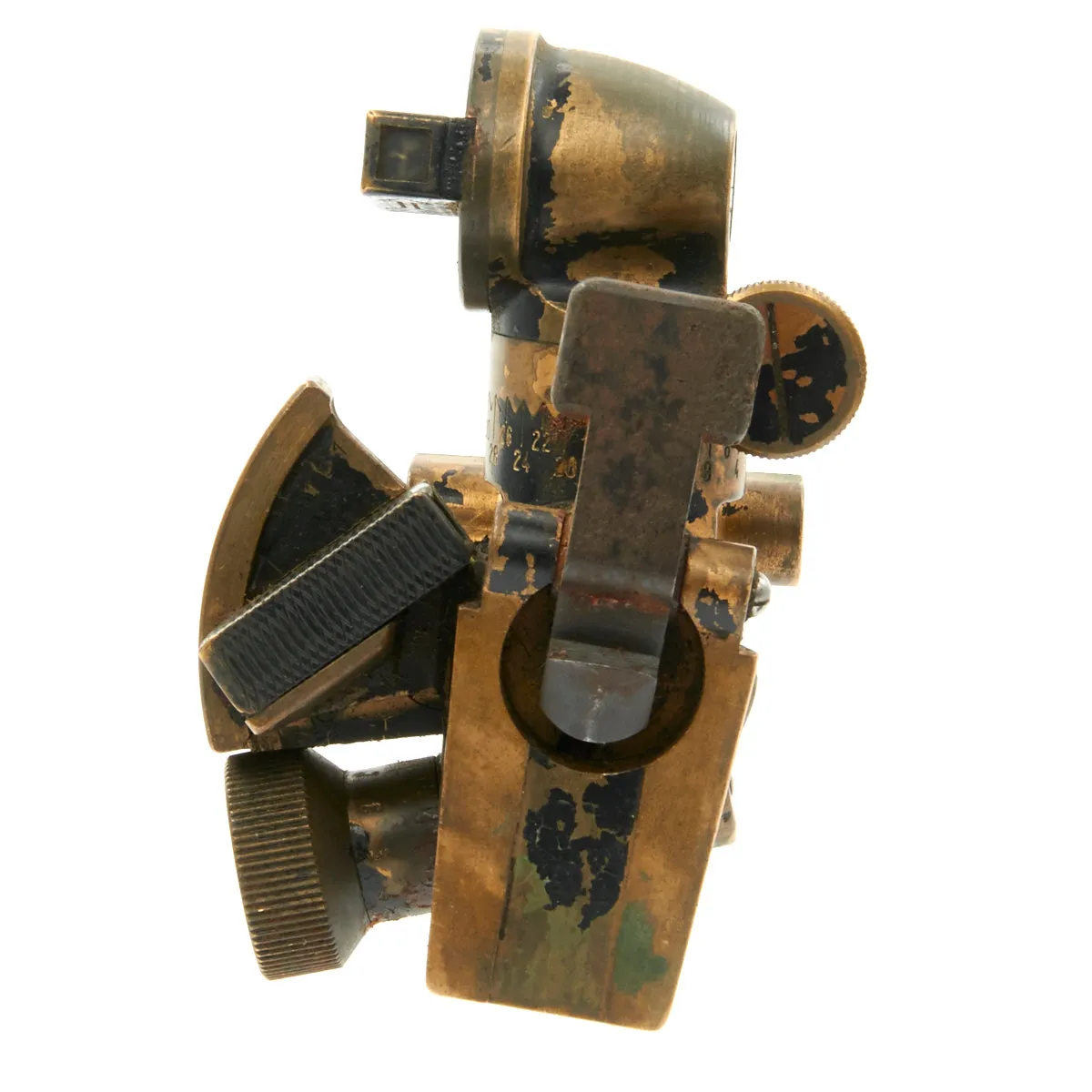 Original U.S. WWII Type 81mm Mortar Sight Optic Assembly