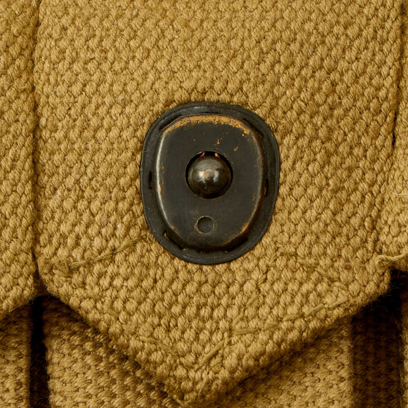 Original U.S. WWII Unissued USMC 1944 Dated Thompson .45 Submachine Gun Magazine Pouch by Russell Mfg. Co.
