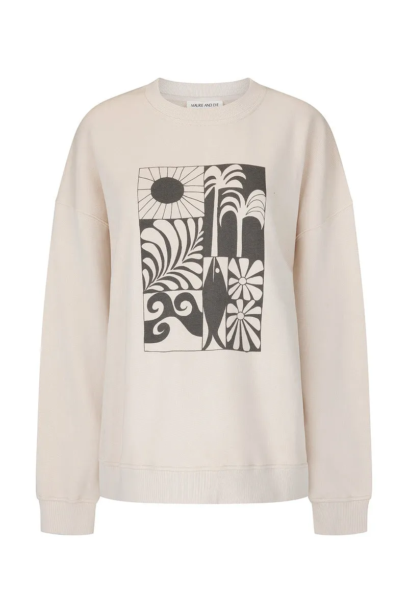 PARADISE NOW TERRY TOP - NATURAL