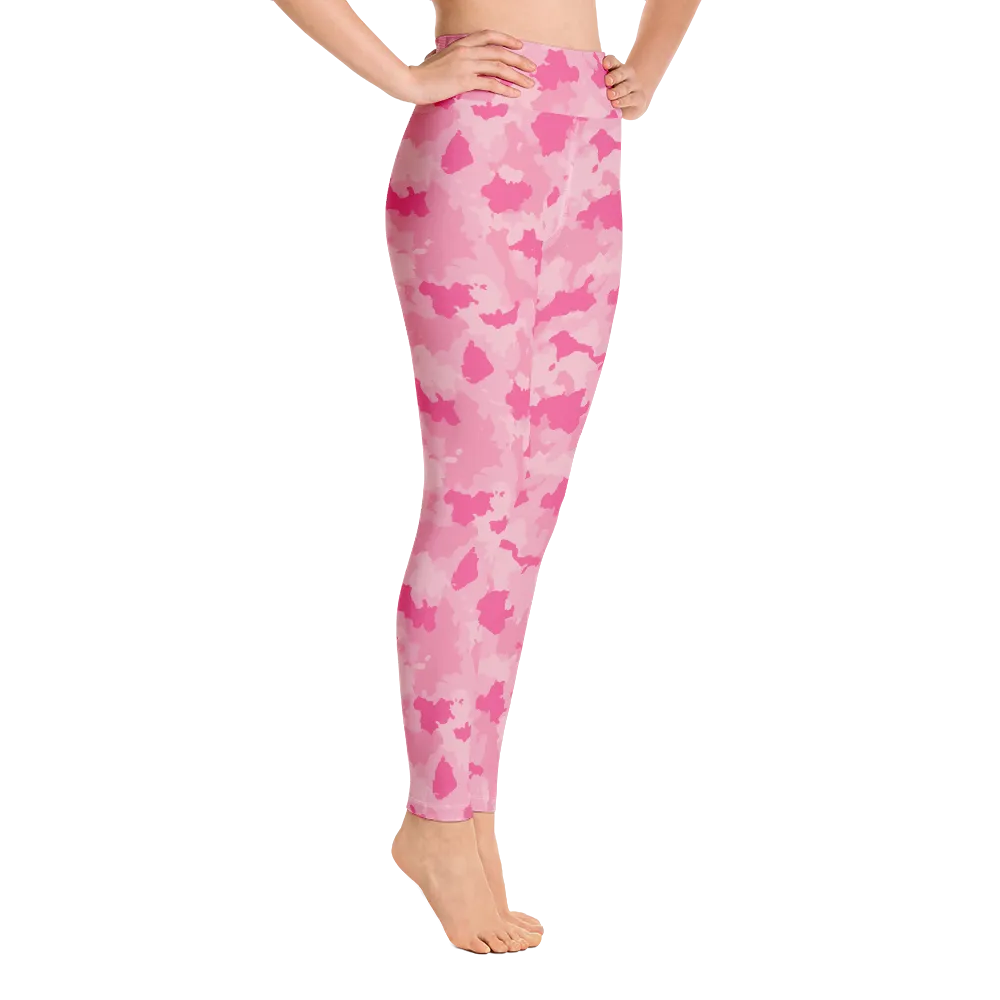 Pink Camo Yoga Pants