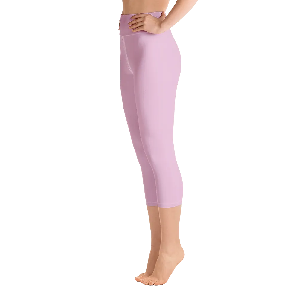 Pink Lavender Capri Yoga Pants