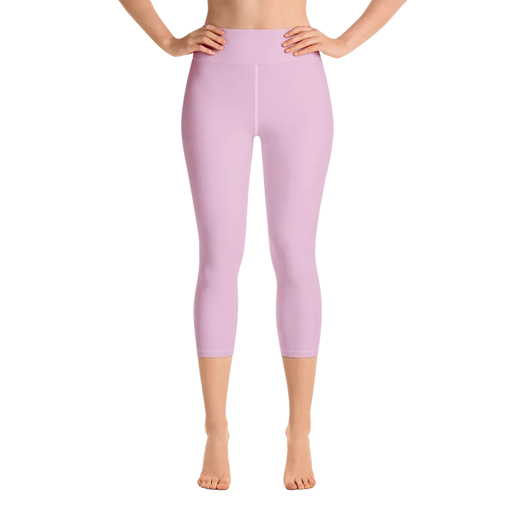 Pink Lavender Capri Yoga Pants