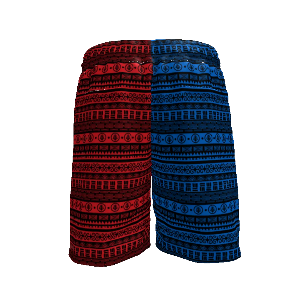 Red/Blue Men's Basketball Shorts