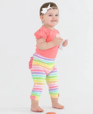 RuffleButts | Rainbow Parade Capri Leggings