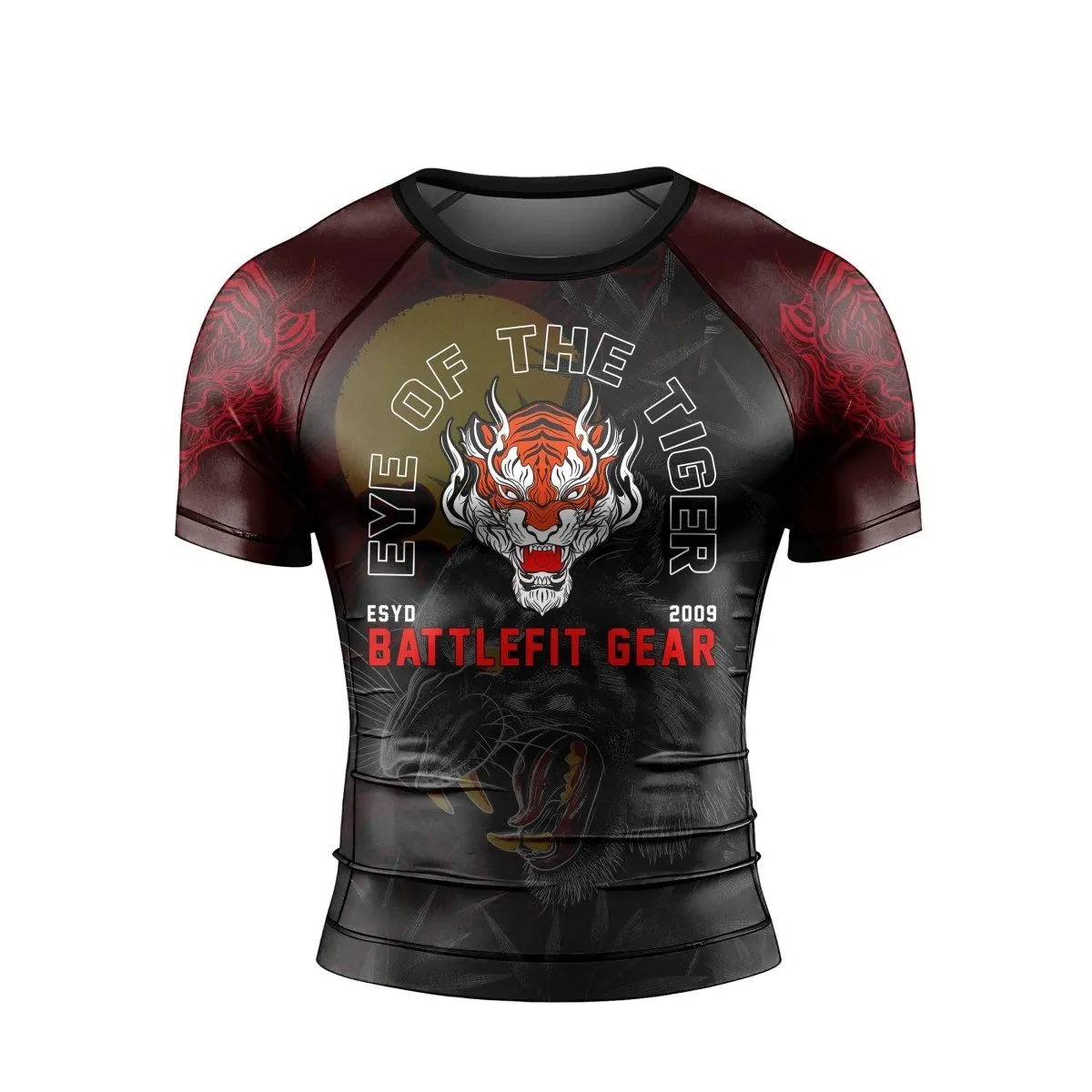 Shadow Tiger Short Sleeve Rash Guard