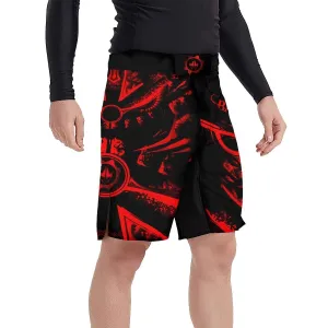 Spartan Red Fight Shorts