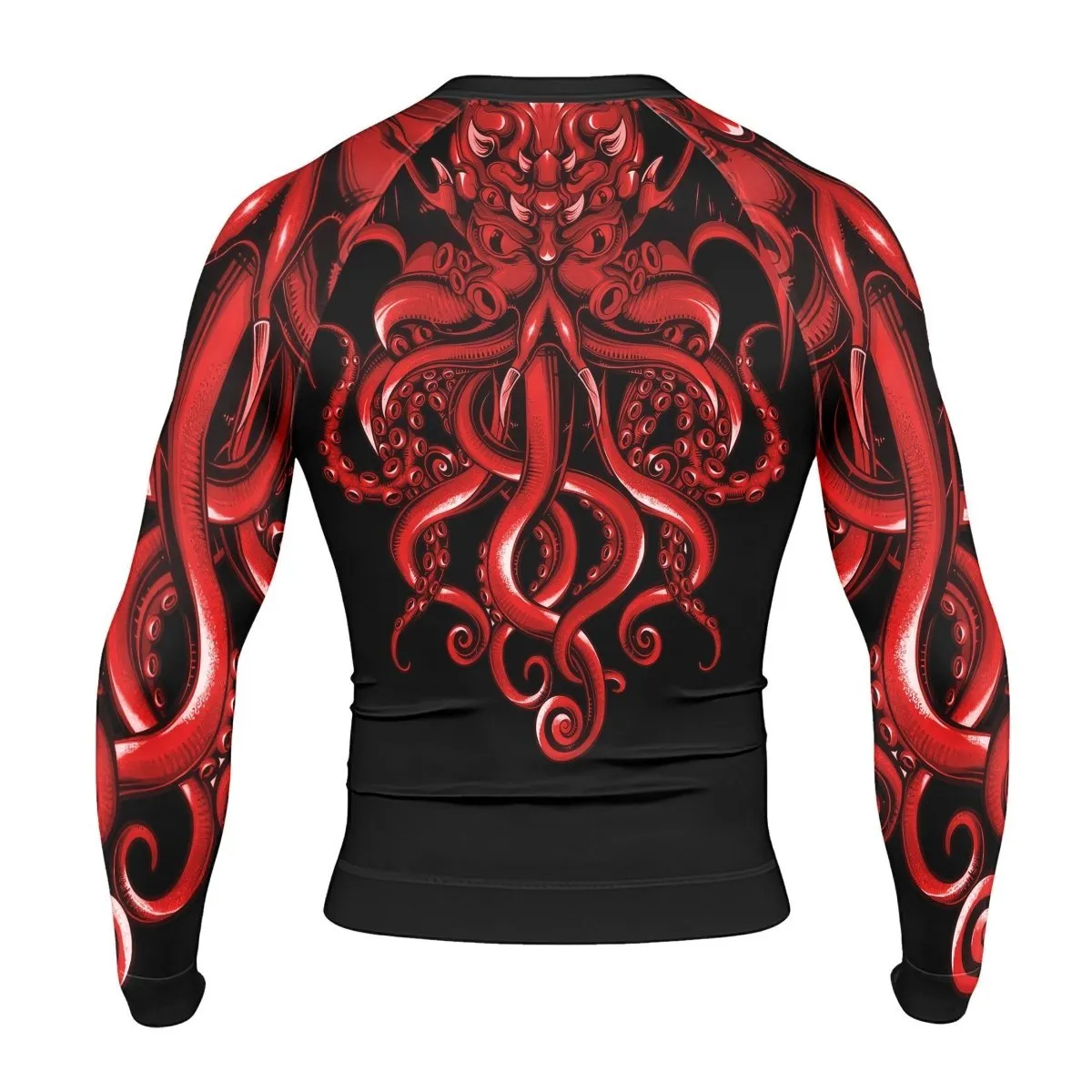 The Call Of Cthulhu RED Long Sleeve Rash Guard