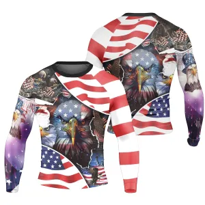 These Colors Don't Run Men's Long Sleeve Rash Guard