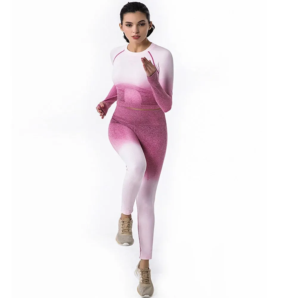 Women Yoga Set Gym Clothing