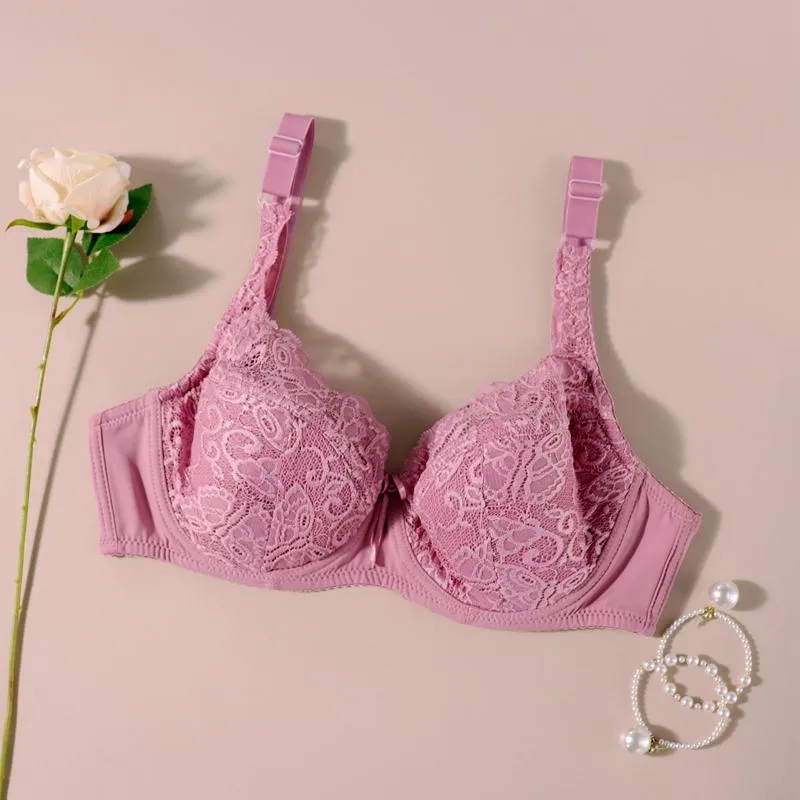 Women's Large Size Bras 75E 80E 85E 90E 95E 100E Female Plus Size Lace Underwear Unlined Ultra Thin Soft Cotton Bras